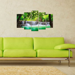 Wallity Set de 5 Piezas de Pintura Decorativa Multicolor 5MX-89
